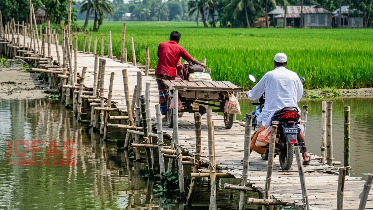 যমুনেশ্বরী নদীর কালুরঘাটে নেই সেতু: ২০ গ্রামের মানুষের নিত্যসঙ্গী দুর্ভোগ