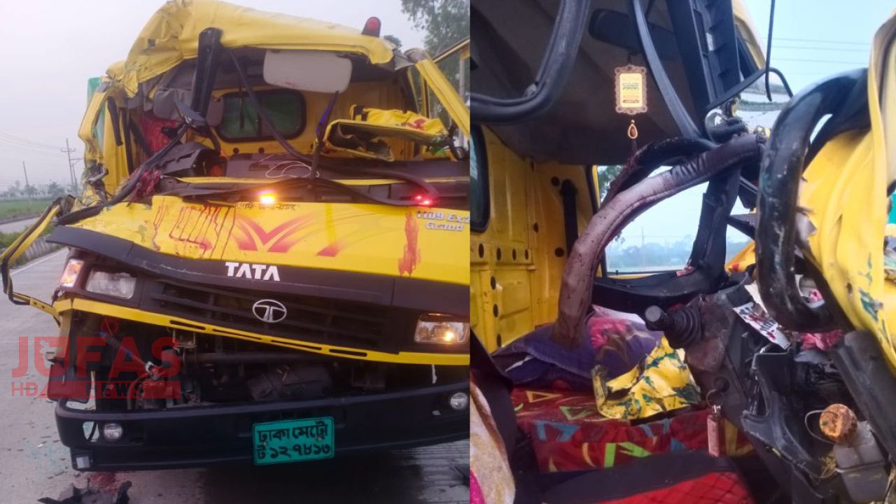 সাদুল্লাপুরের সড়ক দুর্ঘটনায় ট্রাকচালক নিহত
