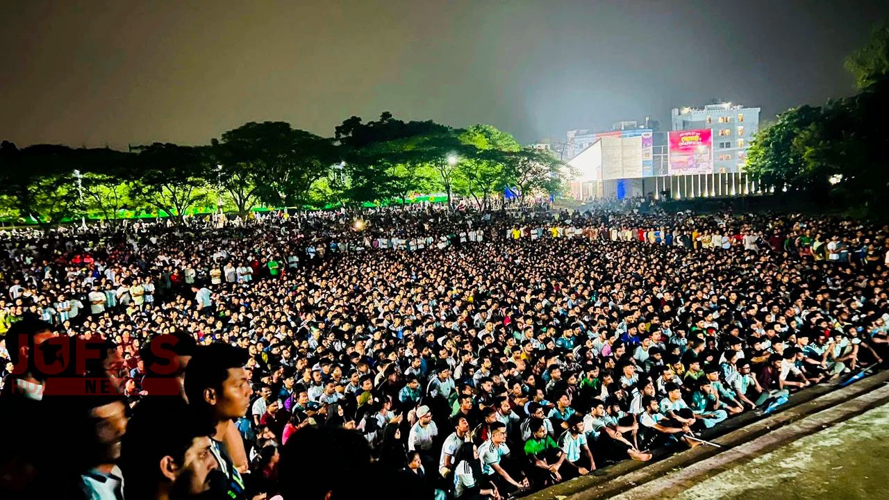 আর্জেন্টিনার জয়ে রংপুরে বাঁধভাঙা উল্লাস