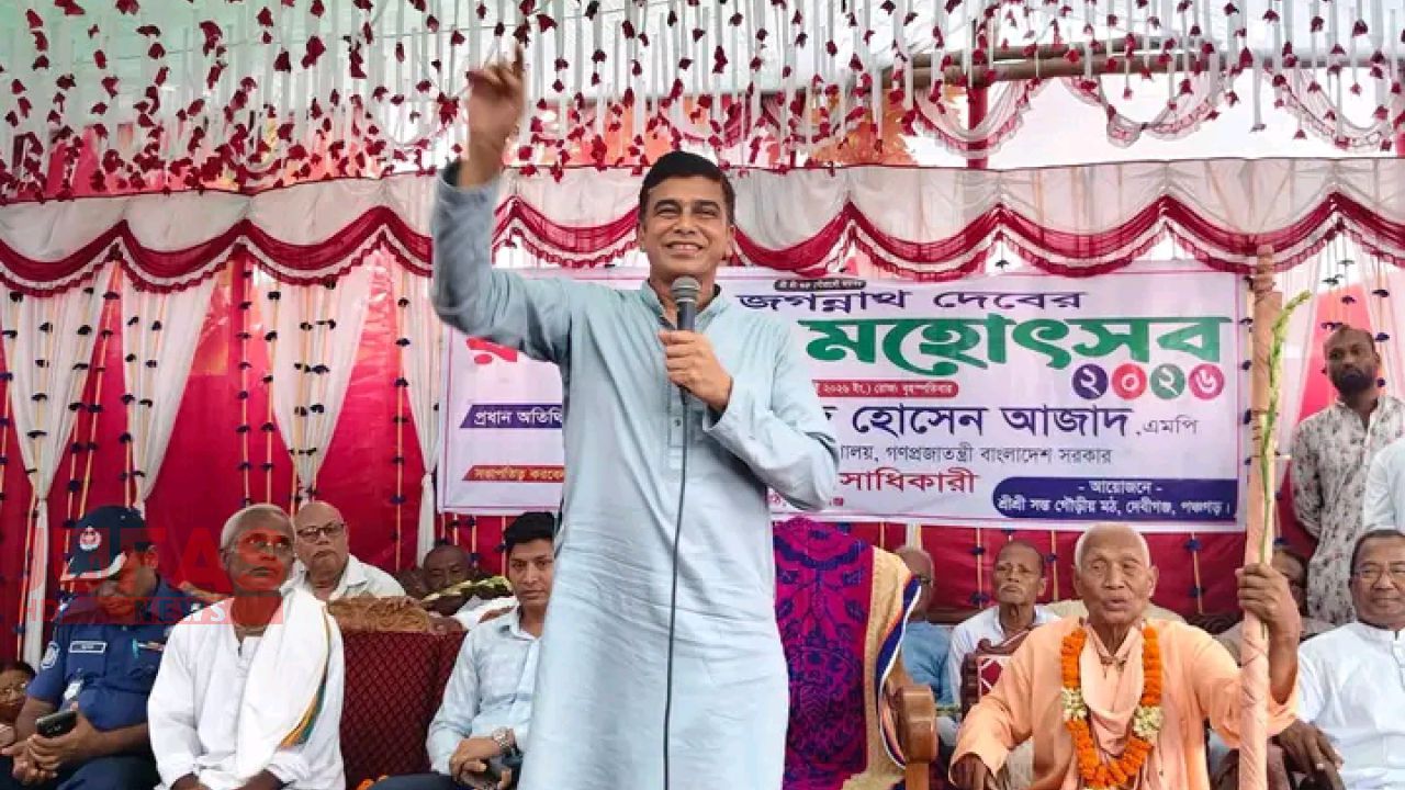 পঞ্চগড়ে রথযাত্রায় সম্প্রীতির বার্তা, সব ধর্মের মানুষের সমান অধিকারের আশ্বাস প্রতিমন্ত্রীর