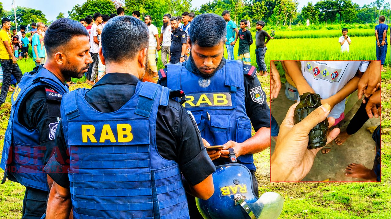 সৈয়দপুরে পুকুরে মিলল তাজা গ্রেনেড, দ্বিতীয় বিশ্বযুদ্ধের সময়কার বলে ধারণা র‍্যাবের