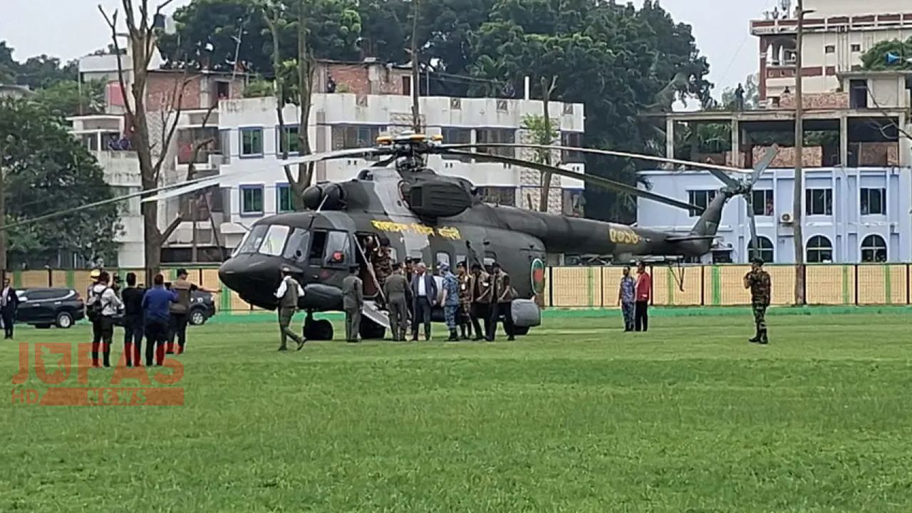 ঠাকুরগাঁওয়ে পৌঁছেছেন রাষ্ট্রপতি মির্জা ফখরুল