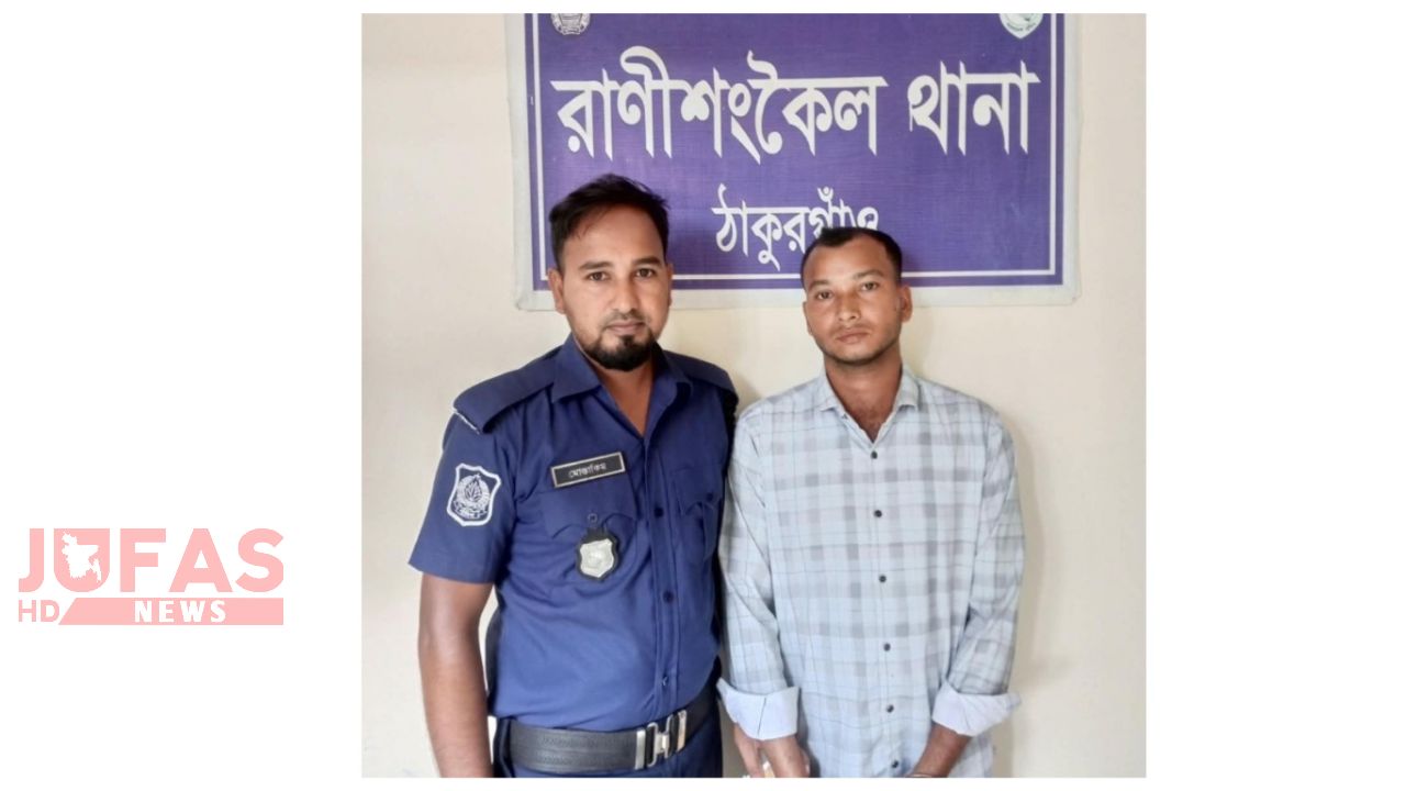রাণীশংকৈলে ৫০০ পিস ইয়াবা ও ১২ বোতল ESkuf সিরাপসহ আটক ১