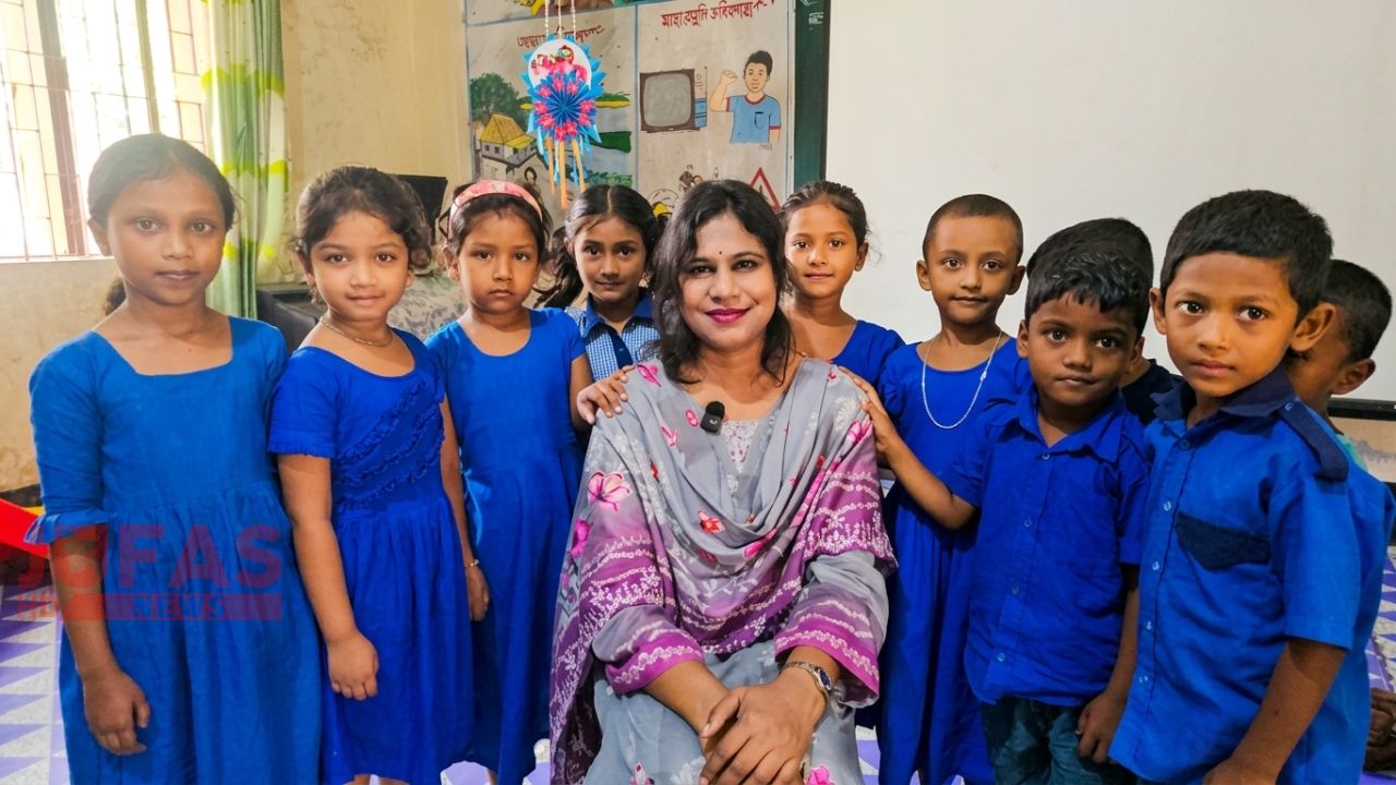 বুয়েটের ডিগ্রি ও ক্যাডার ছেড়ে শিশুদের পড়ানোর দায়িত্ব নিলেন নায়লা