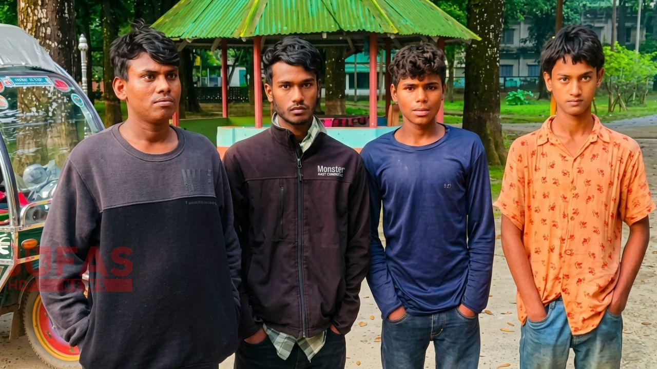 ভারতে অবৈধভাবে প্রবেশের চেষ্টা তেঁতুলিয়া সিমান্তে আটক চার।