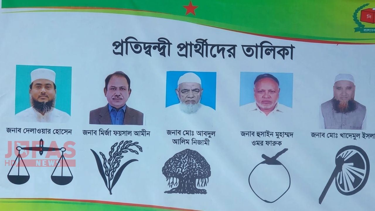ঠাকুরগাঁও-১ উপনির্বাচন: পাঁচ প্রার্থীর প্রতীক চূড়ান্ত